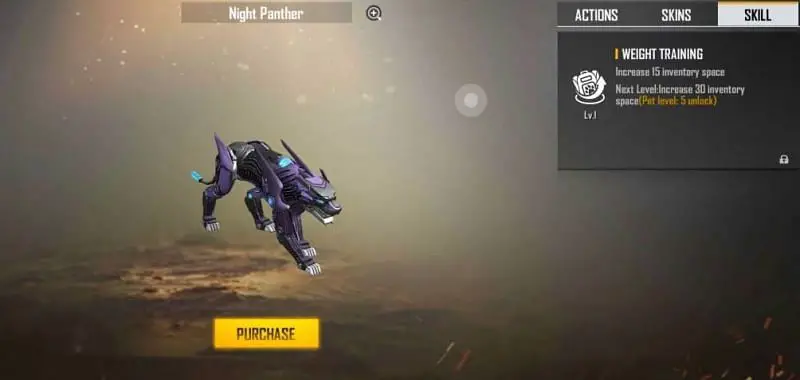 Free Fire night panther