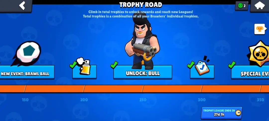 Brawl Stars Trophy Road