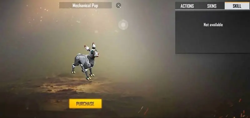 Free Fire mechanical pup
