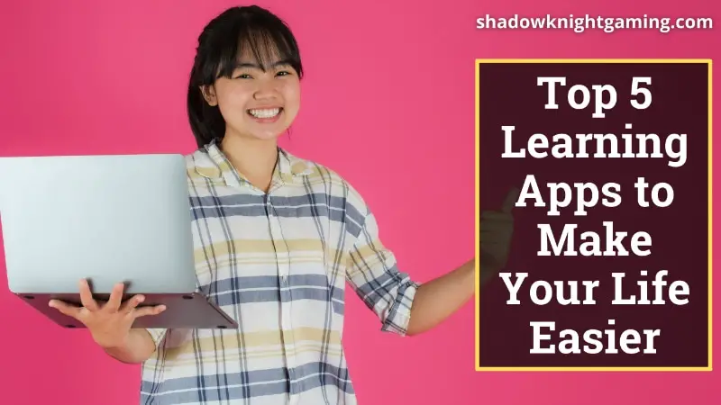 Asian Girl in a checkered shirt smiling with a laptop on her hand