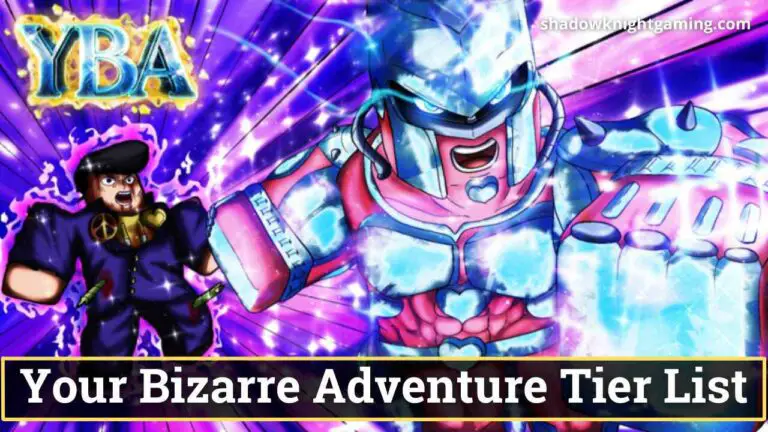 YBA - Your Bizarre Adventure Tier List Featured Image