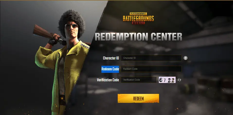 PUBG Redeem Center,